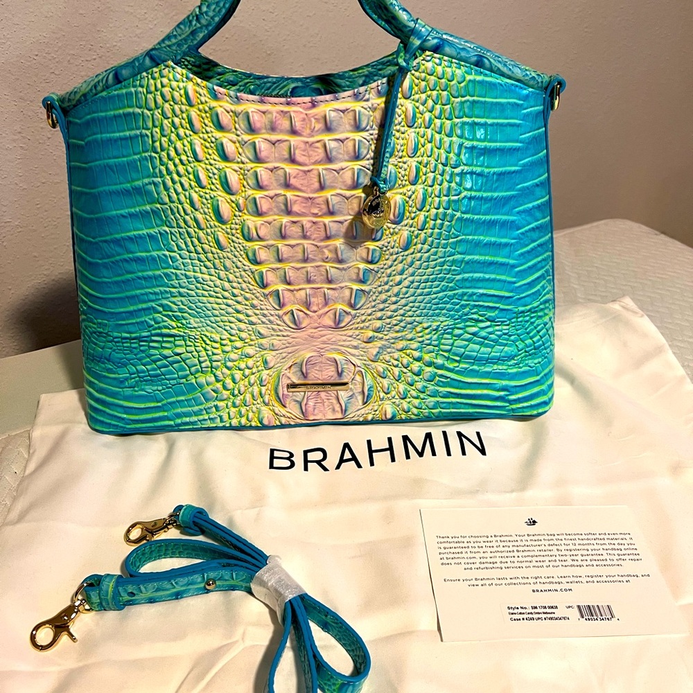 NWOT Brahmin Elaine-Cotton Candy